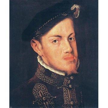 Anthonis Mor Van Dashorst Portrait of the Philip II King of Spain Wall Decal