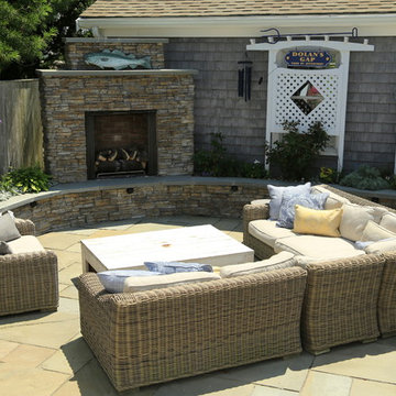 Harwich Port, Cape Cod Outdoor Fireplace and Patio