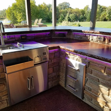 Outdoor Kitchens and Fire Features