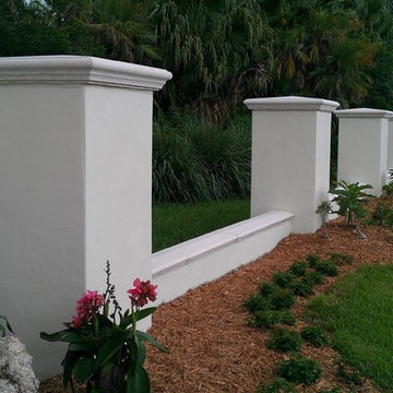 brick columns and block columns