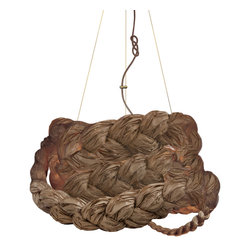 The Bride Pendant Lamp, Brown- Contemporary Paper Pendant Lighting - MB Collecti - Pendant Lighting