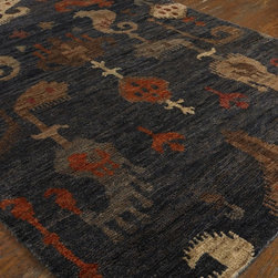 www.essentialsinside.com: bali ikat 8x10 rug - Rugs