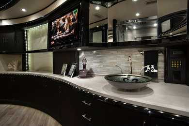 Example of a mid-sized trendy bathroom design in Austin