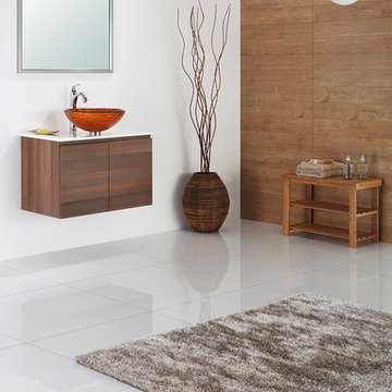 Kraus Blaze Glass Vessel Sink GV-392-19mm - Nature Series