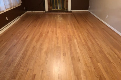 Red Oak Floors Sanded & Finished using Bona Mega Extra Matte Finish