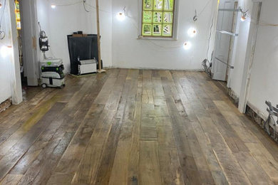 300yr old oak floor restoration