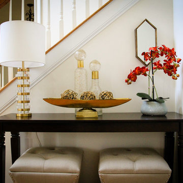 Golden Glam Entryway