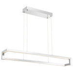 Eurofase - Eurofase 35727-019 Clinton Linear Chandelier 1 Light - Clinton Small Linear Led Chandelier, Chrome FinishClinton Linear Chand Clinton Linear Chand *UL Approved: YES Energy Star Qualified: n/a ADA Certified: n/a  *Number of Lights: 1-*Wattage:29.4w LED bulb(s) *Bulb Included:No *Bulb Type:No *Finish Type:Chrome
