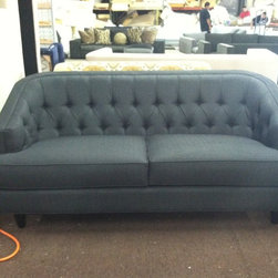Round Tufted Sofa - Sofas