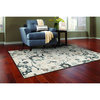 L'Baiet Quinn Grey Indoor Floral Decor 8 Ft. X 10 Ft. Rug