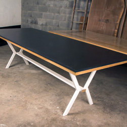 Jax PC Lab Top with White Oak Dining Table - Products