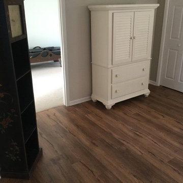 Berggren- Waterproof Locking LVP and Nylon Carpet in Bedrooms/Steps