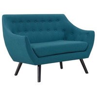 MEREDITH LOVE SEAT/TEAL