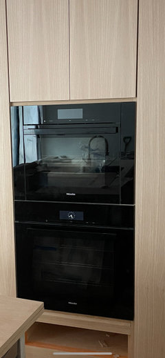 Beautiful new #Thermador super flush built in microwave