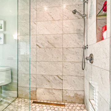 Port Coquitlam Marble Master Bathroom