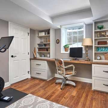 Bright & Cozy Multipurpose Living Space Basement Remodel