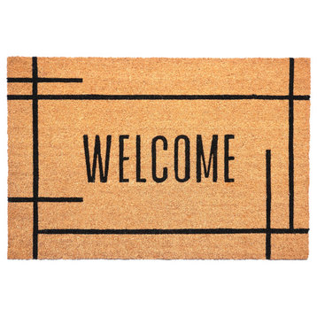 Calloway Mills Modern Natural Welcome Doormat, 30x48