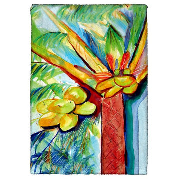 Cocoa Nut Tree Kitchen Towel - Two Sets of Two (4 Total)