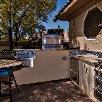 Project Outdoor Kitchen + Fire Table