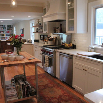 Kitchen remodel after water damage