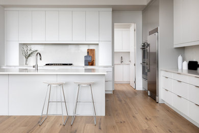 Example of a trendy kitchen design in Vancouver