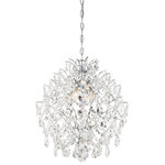 Minka-Lavery - Minka-Lavery Isabella`S Crown Four Light Chandelier 3156-77 - Four Light Chandelier from Isabella`S Crown collection in Chrome finish. Number of Bulbs 4. Max Wattage 60.00. No bulbs included. No UL Availability at this time.