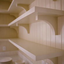 Open Kitchen Shelves