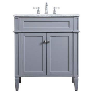 Elegant Williams 30" Single Bathroom Vanity VF12530GR Grey