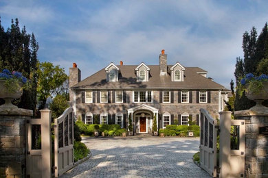 Example of a classic exterior home design in New York