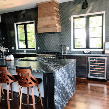 Charlotte Kitchen Remodel - Black Forest Granite
