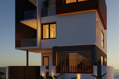 This is an example of a modern home in Hyderabad.