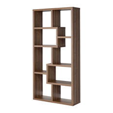 Coaster Transitional Walnut Bookcase