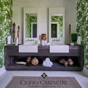 Contemporary Hamptons Double Sink Vanity