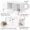 Way Basics Eco Friendly Cat Litter Box With Doors, NonToxic & VOC Free, Natural
