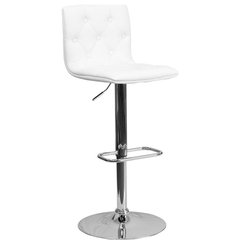 vidaXL Bar Stool Green Faux Leather - Contemporary - Bar Stools And Counter  Stools - by Ami Ventures