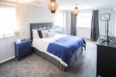 Contemporary bedroom in Other.