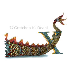 ART: Guardian Monster POSTER: Xylch Underland is its name. - Wall Letters