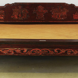 Chinese Antique Opium Bed with Removable Sides - Beds