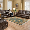 Miracle Bonded Leather Double Motion Sofa