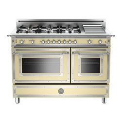 48" Heritage Series 6-Burner + Griddle, Gas Double Oven - Ovens