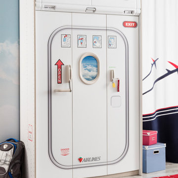 First Class Airplane Kids Bedroom