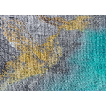 Abstract Textures 10 Area Rug, 5'0"x7'0"