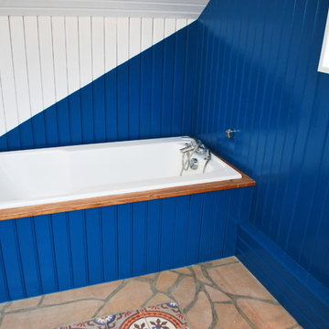 Fresque Murale dans salle de bain.