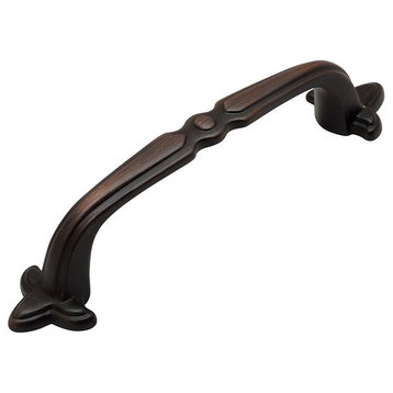 Cosmas 7330ORB Oil Rubbed Bronze Cabinet Pull, 3" Hole Centers, Set of 5