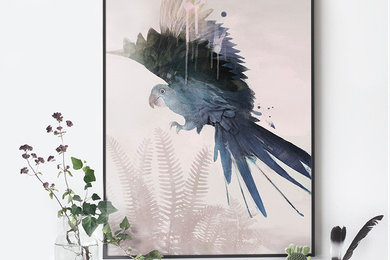 "Blue Parrot" Plakat