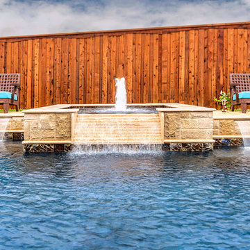 Inground Spa Designs Plano, Dallas, Highland Park