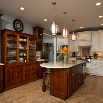 Addition Provided an In-Law-Suite,New Bedrooms for Teens,and a Gourmet Kitchen