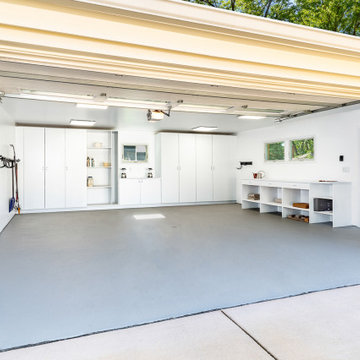 Tailored Ranch exterior and garage