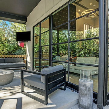 Small profile Glass Wall project Houston Tx