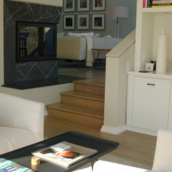 White Oak stained with a water base finish. - Engineered Wood Flooring